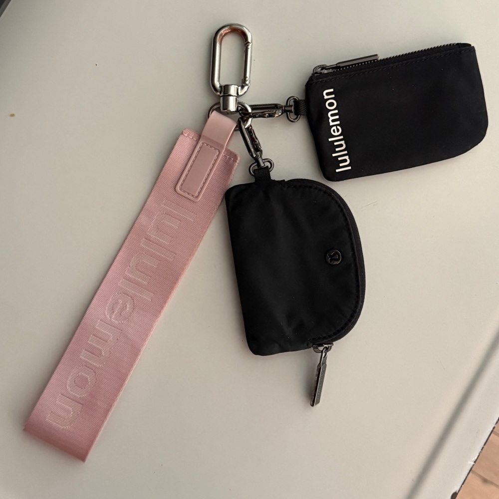 Lululemon Wristlet with Two Zip Pouches